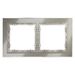 Рамка стеклянная на 2 поста S70 (шелк, стекло) / Voltum VLS110204